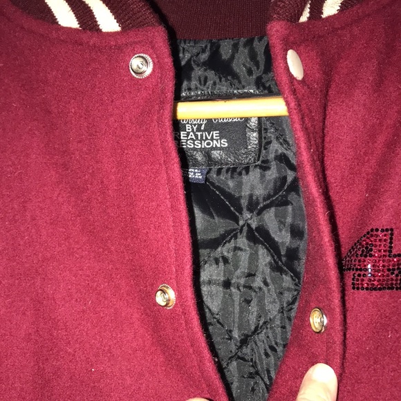 Unisex NFL 49’ers Embellished Varsity Jacket 5X Big & Tall San Francisco - Picture 4 of 13